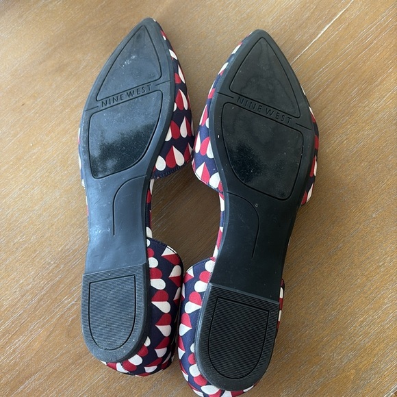 Nine West Starship D’Orsay Flat - Heart Print - Picture 4 of 7